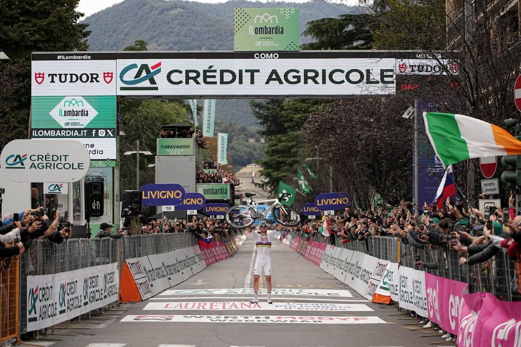 Tadej Pogačar: an epic triumph at the Giro di Lombardia!